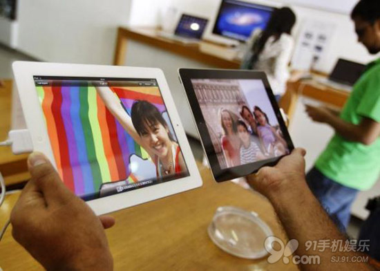 �ڶ�����iPadռ��ȫ��ƽ���г��߳ɷݶ�